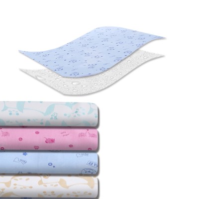 Portable waterproof printed baby urine pad Baby bed wetting diaper changing pad